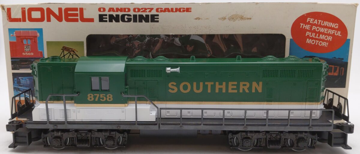 Lionel 6-8758 O Southern GP-7 Dummy Diesel Locomotive EX/Box
