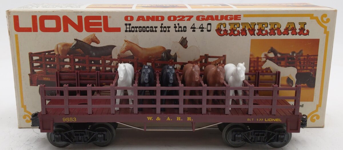 Lionel 6-9553 O Gauge Western & Atlantic Horse Car LN/Box