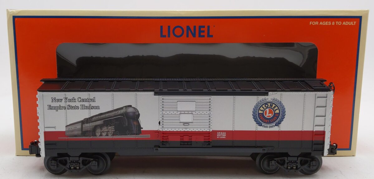 Lionel 6-39266 O Gauge Century Club II NYC Empire State Hudson Boxcar LN/Box