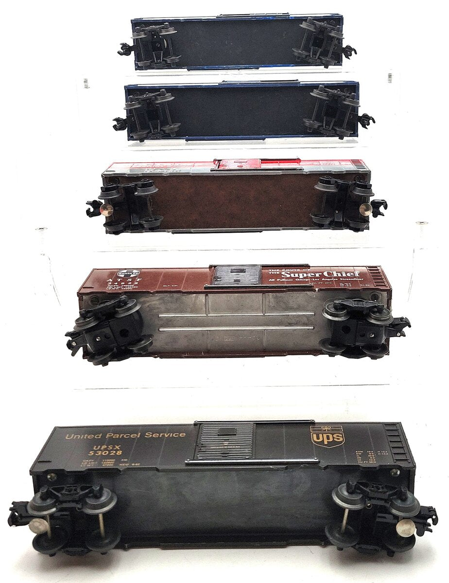 KMT & Other O Gauge Assorted Box Cars: 8524, 8524, 174479, 34922, 53028 [5] VG