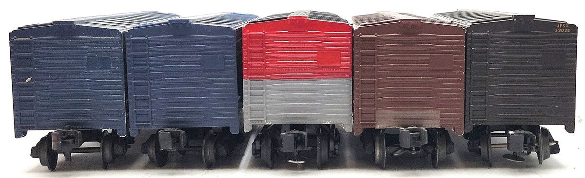 KMT & Other O Gauge Assorted Box Cars: 8524, 8524, 174479, 34922, 53028 [5] VG
