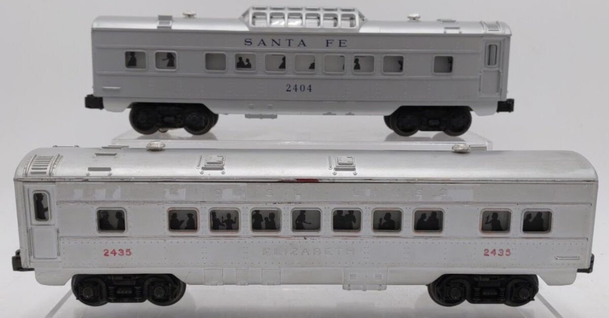 Lionel 2435 & 2404 O Gauge Vintage Postwar Passenger Cars [2]