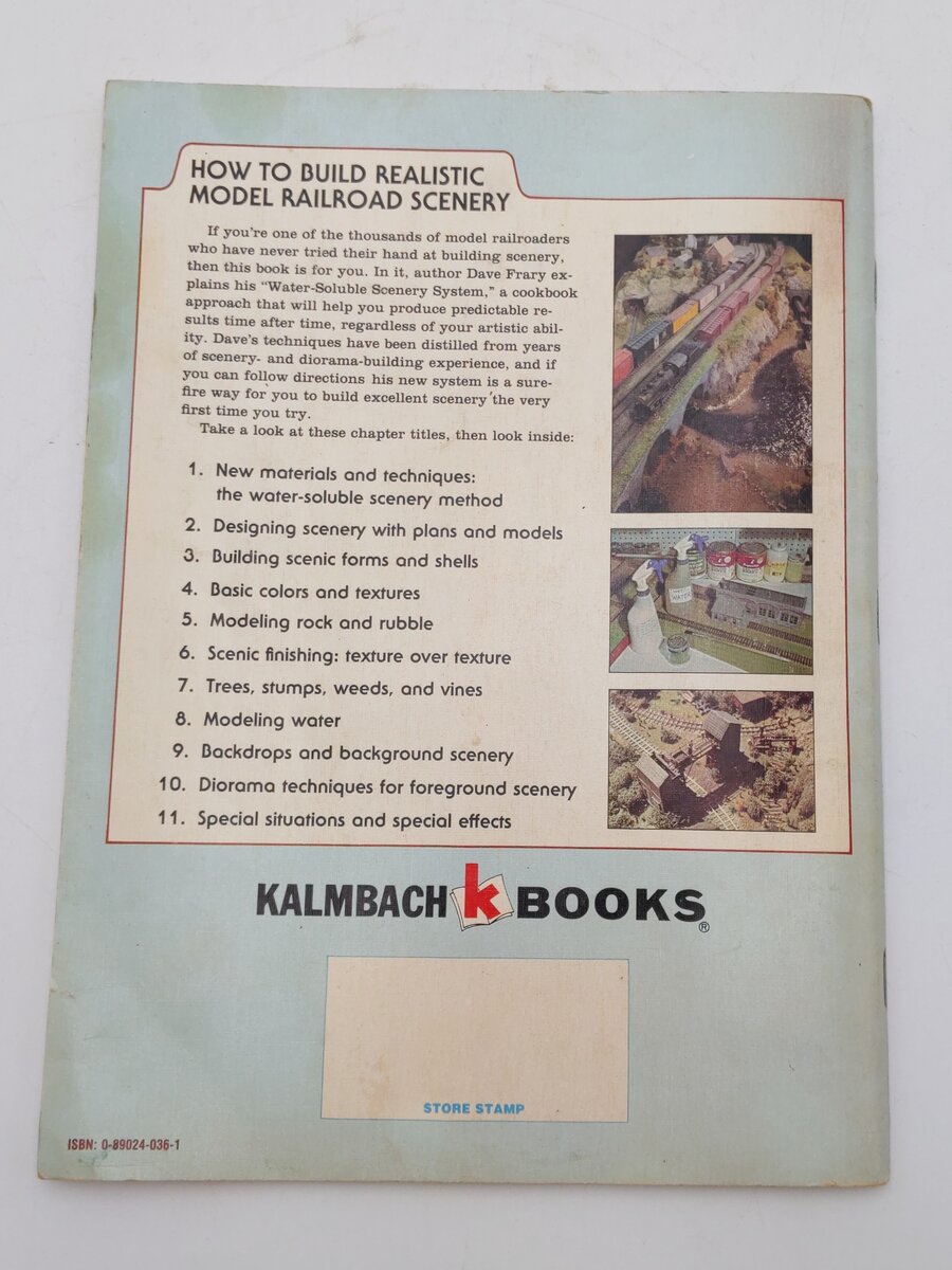 How To Build Realistic Model Railroad Scenery Paperback Book By Dave Frary EX