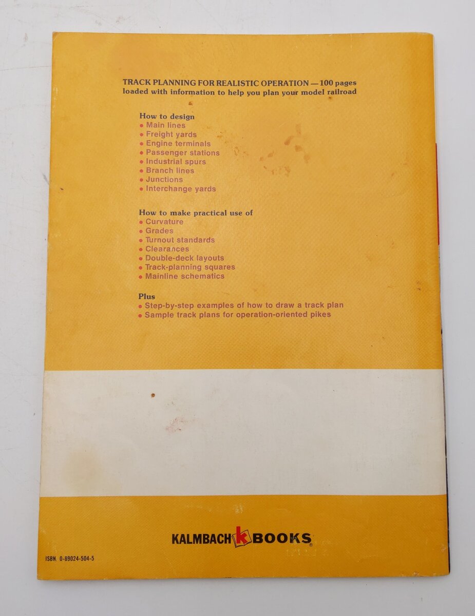 Track Planning For Realistic Operation by John Armstrong (Paperback) EX
