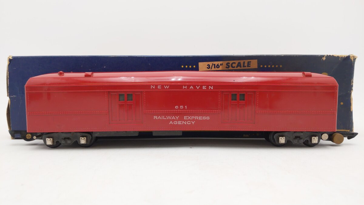 American Flyer 651 Vintage S Railway Express Agency Baggage Car EX/Box