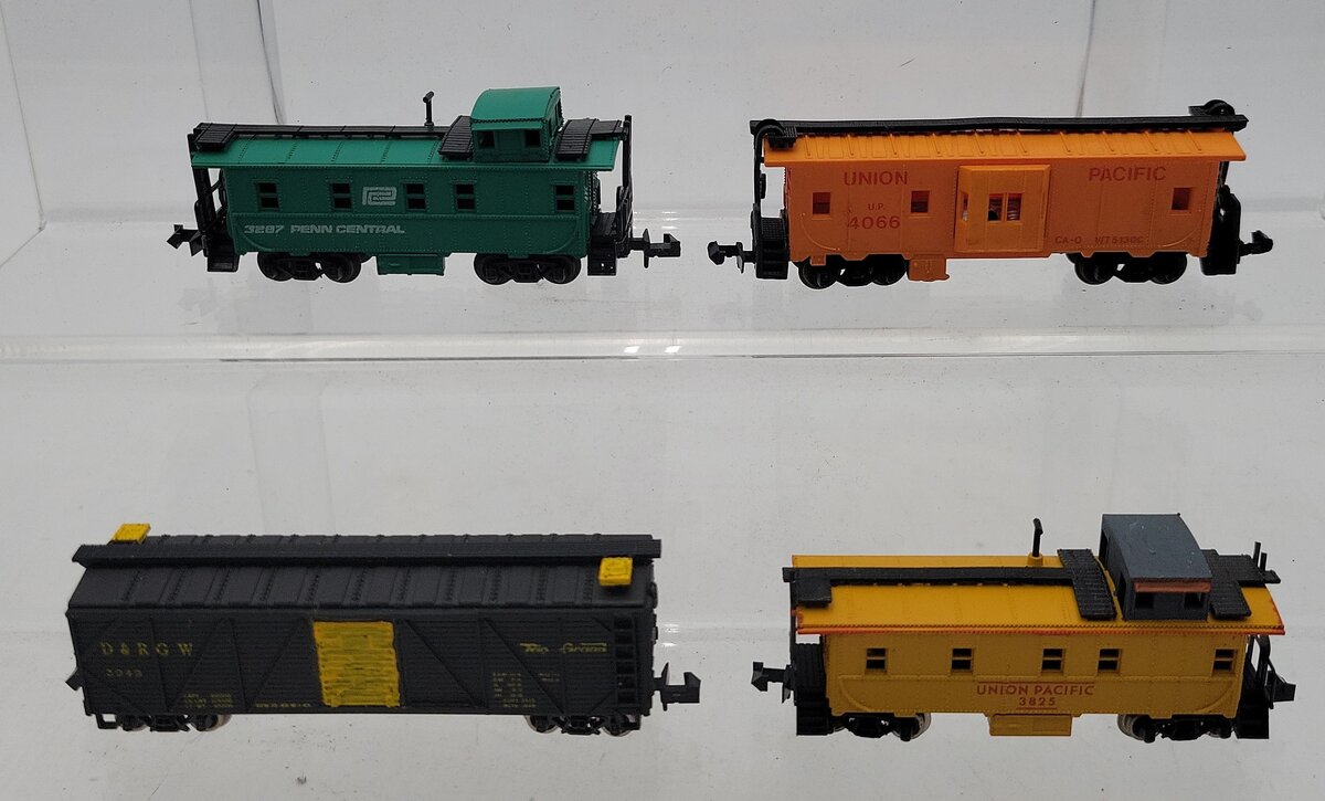 Atlas & Model Power N Scale Assorted Freight Cars #3287,4066,3825,3949 [4] LN/Box