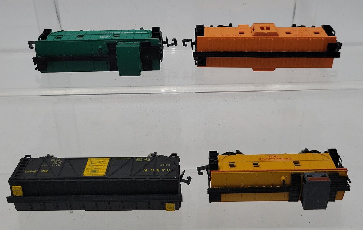Atlas & Model Power N Scale Assorted Freight Cars #3287,4066,3825,3949 [4] LN/Box