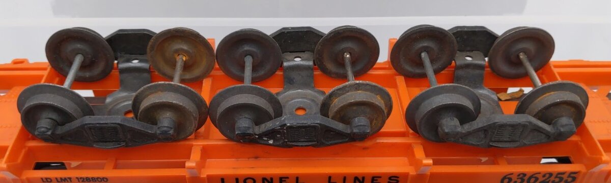 Lionel6465, 6417-50, 6362, 6561, & 6456 Vintage O Gauge Freight Cars [5]/Box