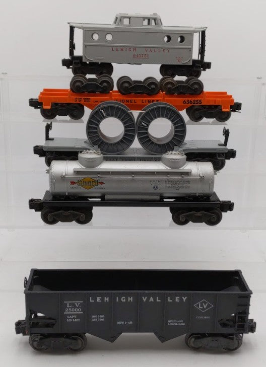 Lionel6465, 6417-50, 6362, 6561, & 6456 Vintage O Gauge Freight Cars [5]/Box