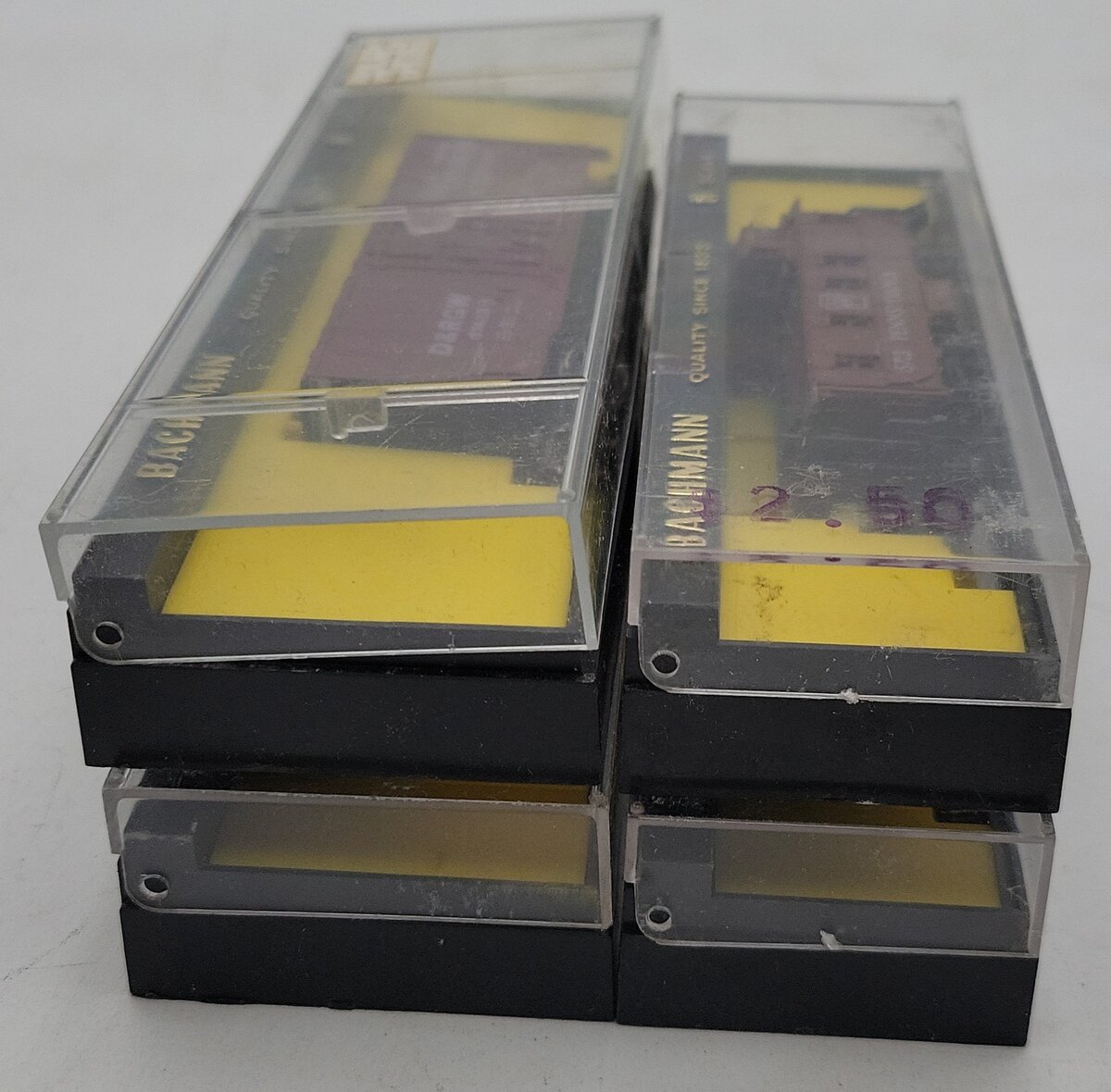 Bachmann N Scale Assorted Freight Cars #67423,1885,15723,518125 [4] LN/Box