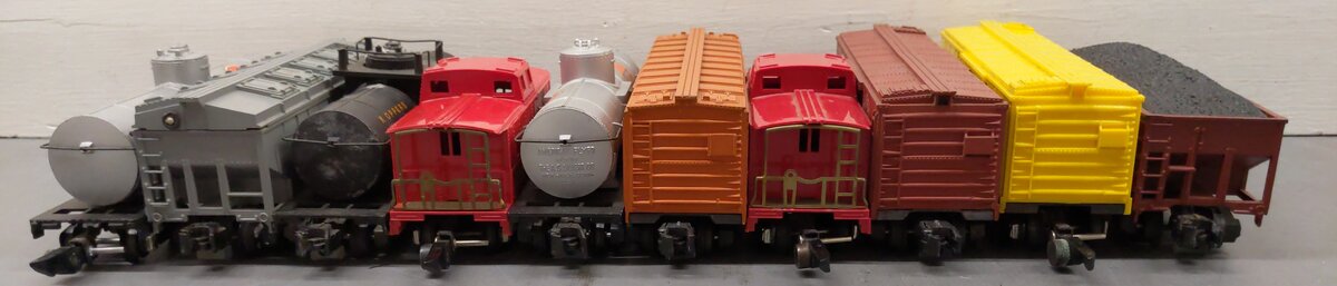 American Flyer S Assorted Freight Cars [10] EX/Box