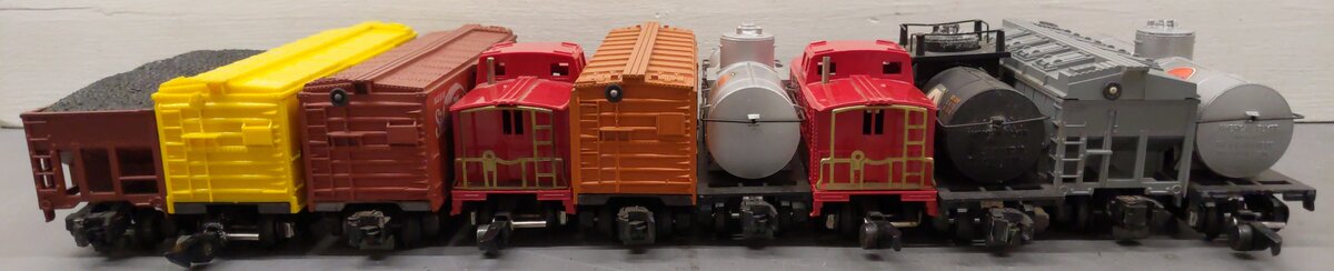 American Flyer S Assorted Freight Cars [10] EX/Box