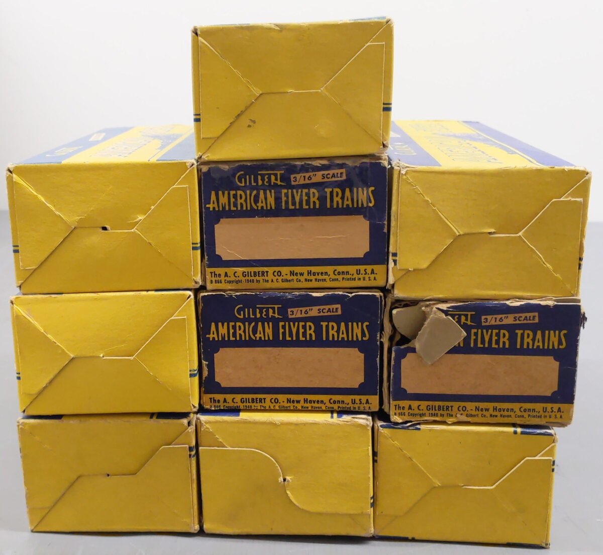 American Flyer S Assorted Freight Cars [10] EX/Box
