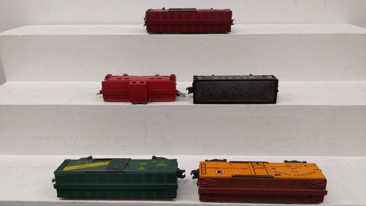 American Flyer S Assorted Freight Cars 940, 922, 929, 947, 638 [5] EX/Box