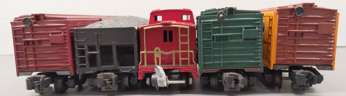 American Flyer S Assorted Freight Cars 940, 922, 929, 947, 638 [5] EX/Box