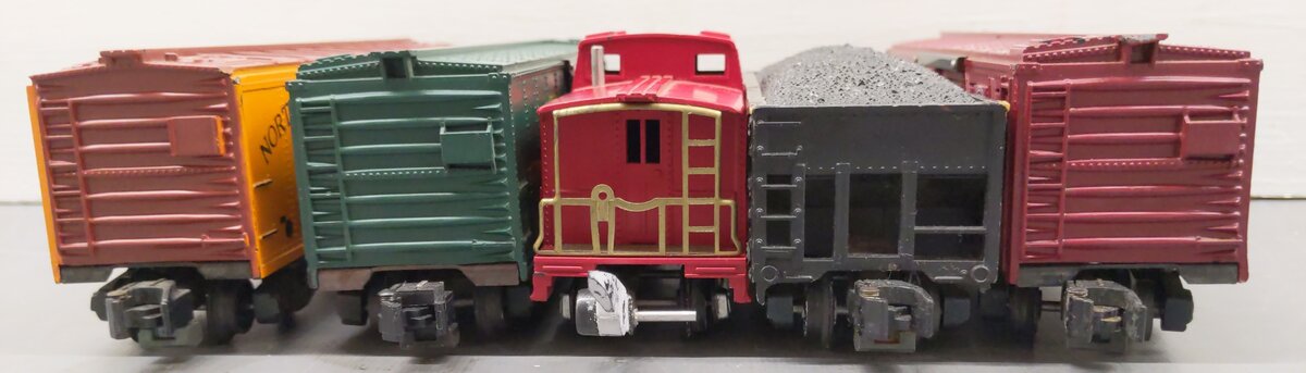 American Flyer S Assorted Freight Cars 940, 922, 929, 947, 638 [5] EX/Box