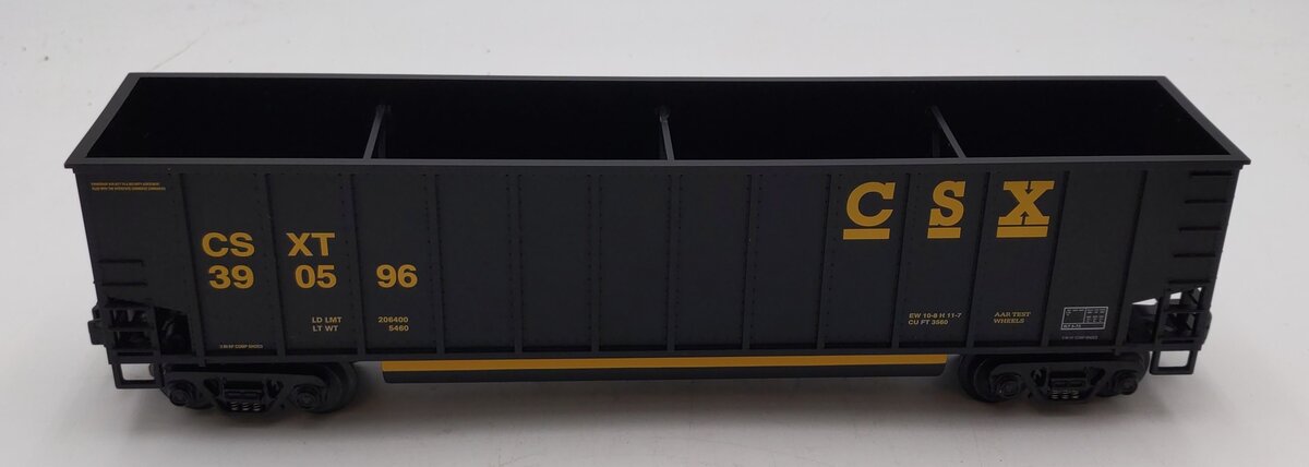 MTH 20-9700L O Gauge CSX Coal Porter Hopper #390596 NIB
