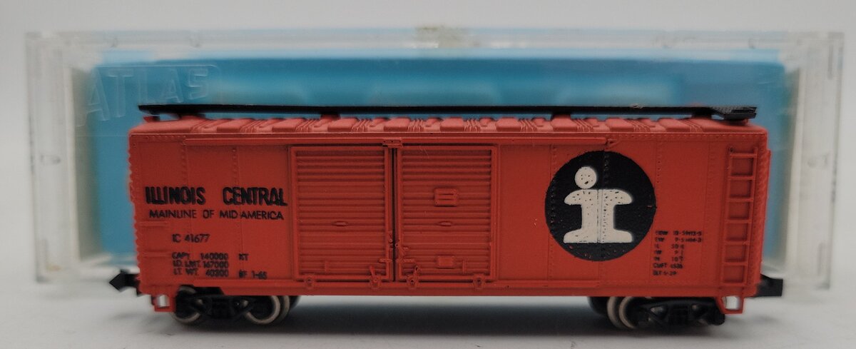 Atlas 2287 N Scale Illinois Central 40' Boxcar EX/Box