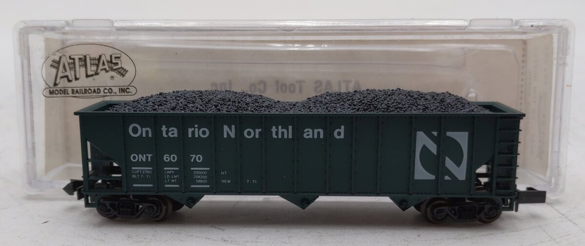 Atlas 3269 N Scale Ontario Northland 90 Ton Hopper #6070 NIB