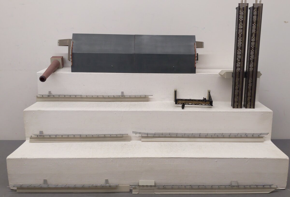 Assorted HO Scale Factory Buildings & Accessories [9] EX
