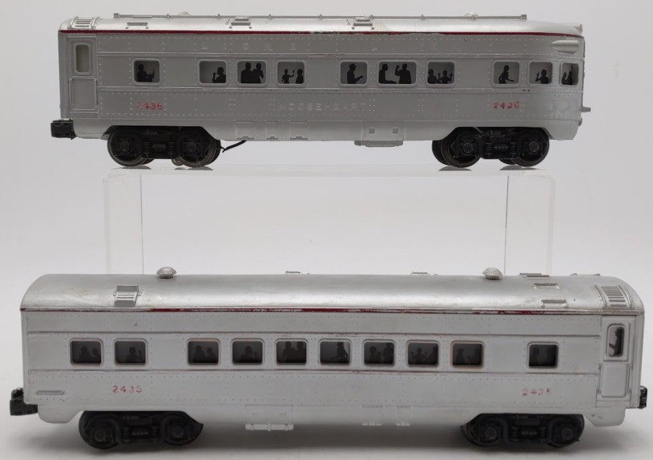 Lionel 2435 & 2436 O Gauge Vintage Postwar Lionel Lines Passenger Cars [2]
