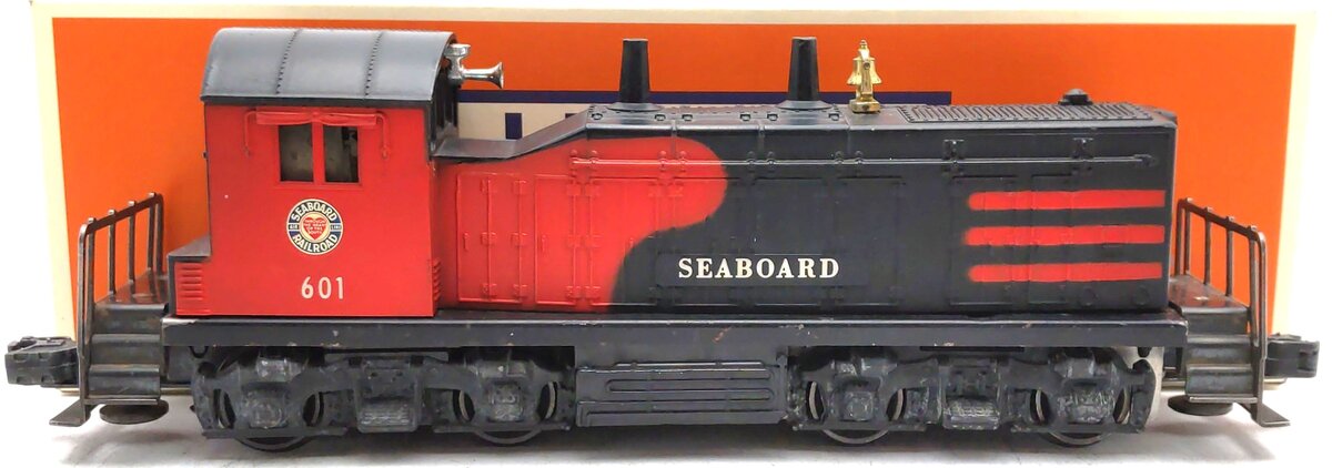 Lionel 601 Vintage O Seaboard NW-2 Powered Diesel Locomotive w/Horn VG/Box