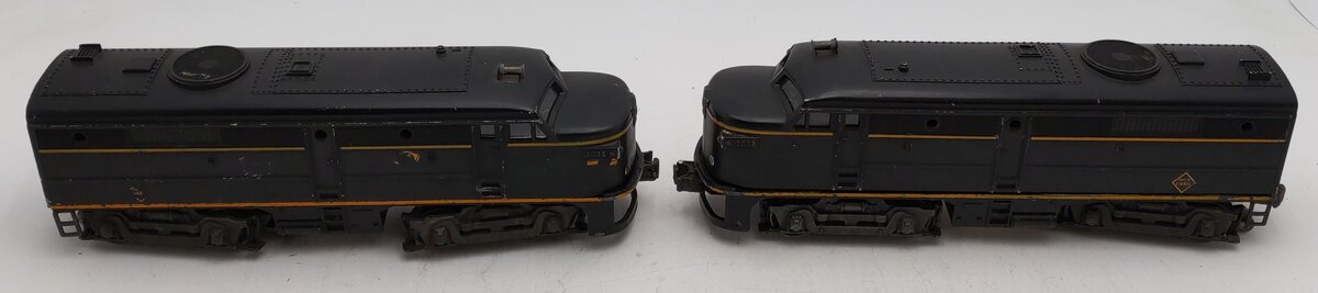 Lionel 2032 Vintage O Gauge Erie Alco AA Diesel Locomotive Set VG