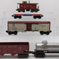 Lionel 6672, 6456, 6465, & 6457 O Gauge Vintage Freight Cars & Caboose [5] VG