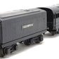 Lionel 1668 Vintage O 2-6-2 Lionel Lines Black Torpedo Steam Locomotive & Tender VG