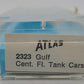 Atlas 2323 N Scale Gulf 4-Bay Hopper #52463 EX/Box