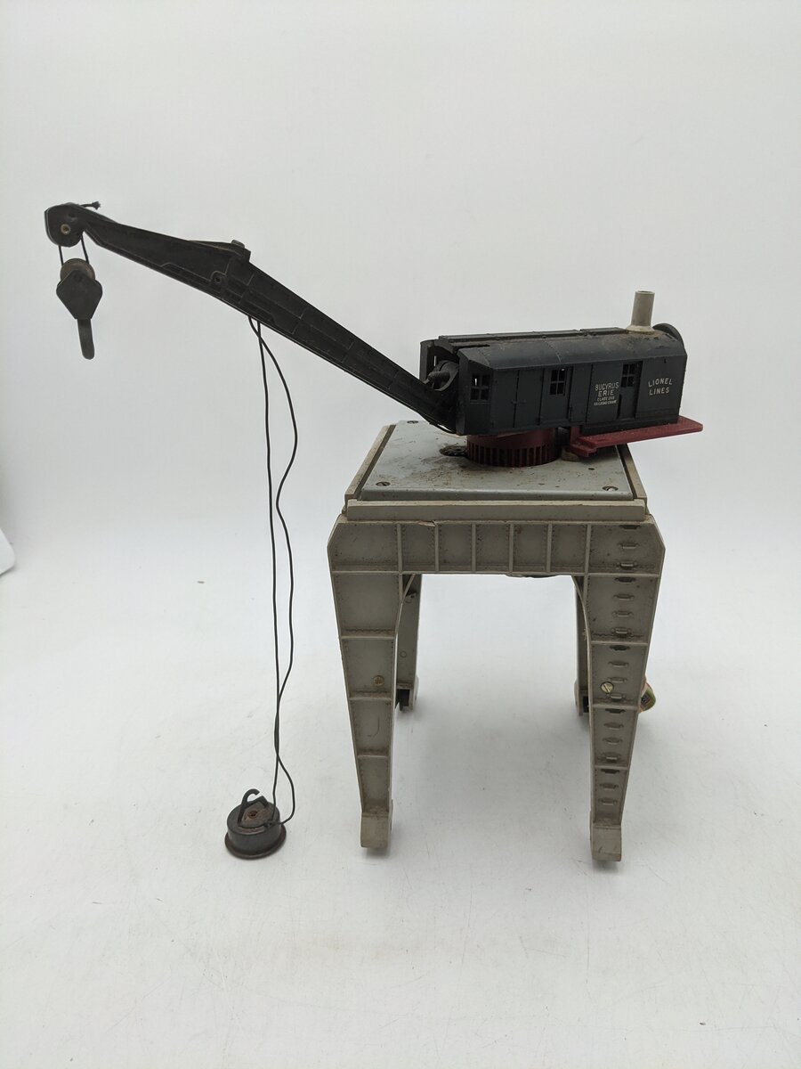 Lionel 250 Vintage O Bucyrus Erie Remote Control Gantry Crane VG