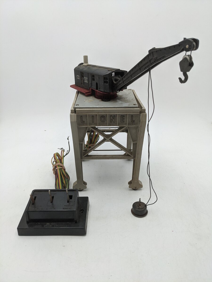 Lionel 250 Vintage O Bucyrus Erie Remote Control Gantry Crane VG