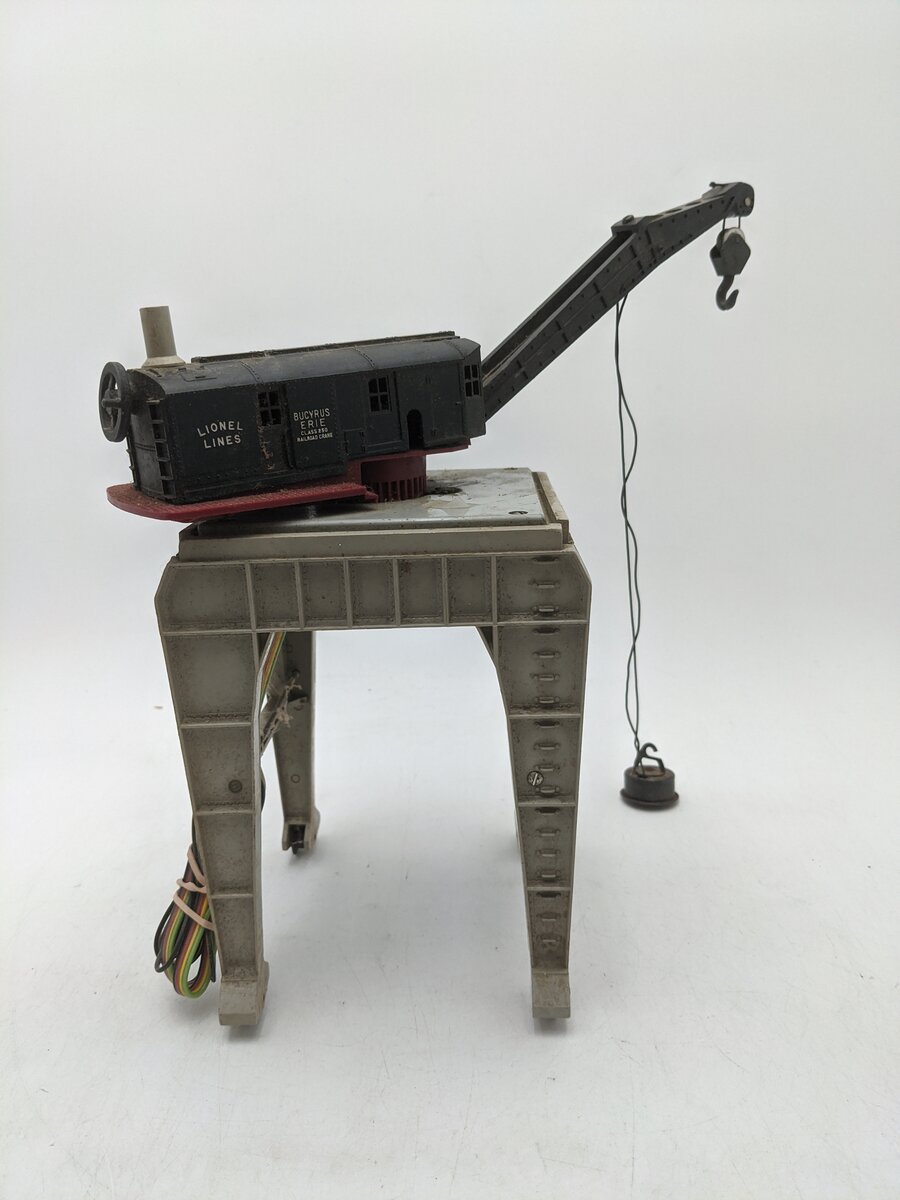 Lionel 250 Vintage O Bucyrus Erie Remote Control Gantry Crane VG
