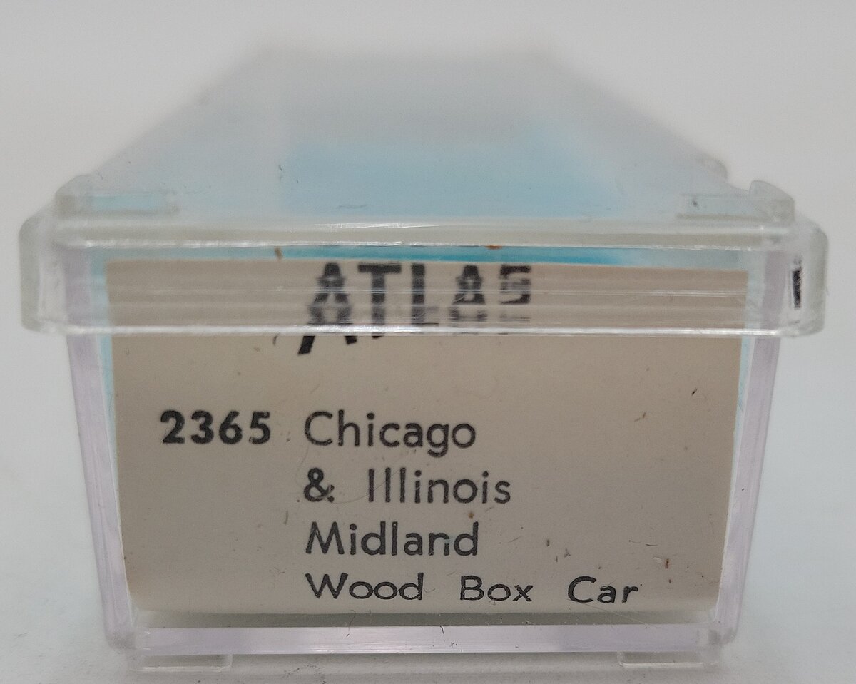 Atlas N Scale Chicago & Illinois Midland Wood Box Car #8045 LN/Box