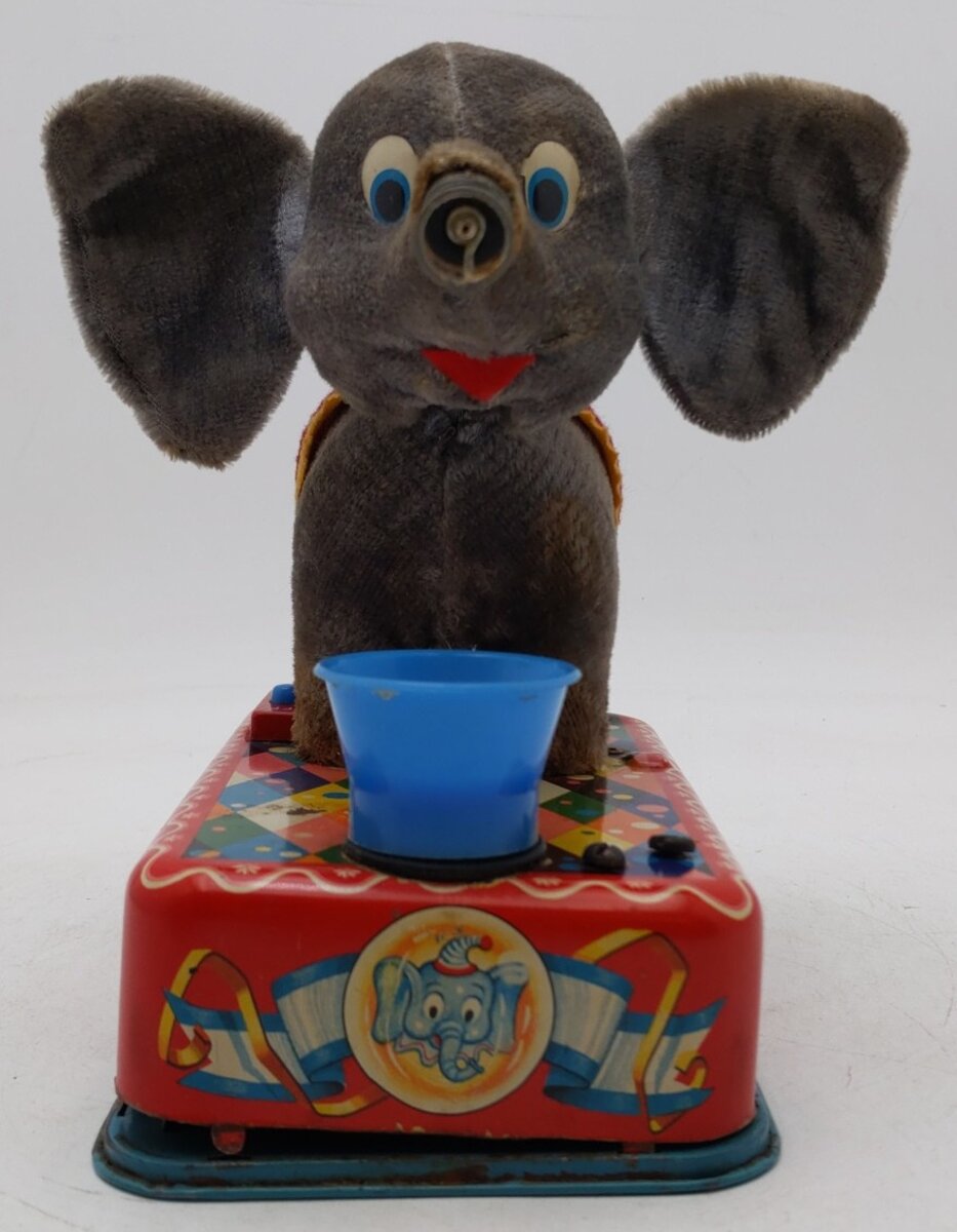 E.T. Co VINTAGE Jumbo the Bubble Blowing Elephant/Box
