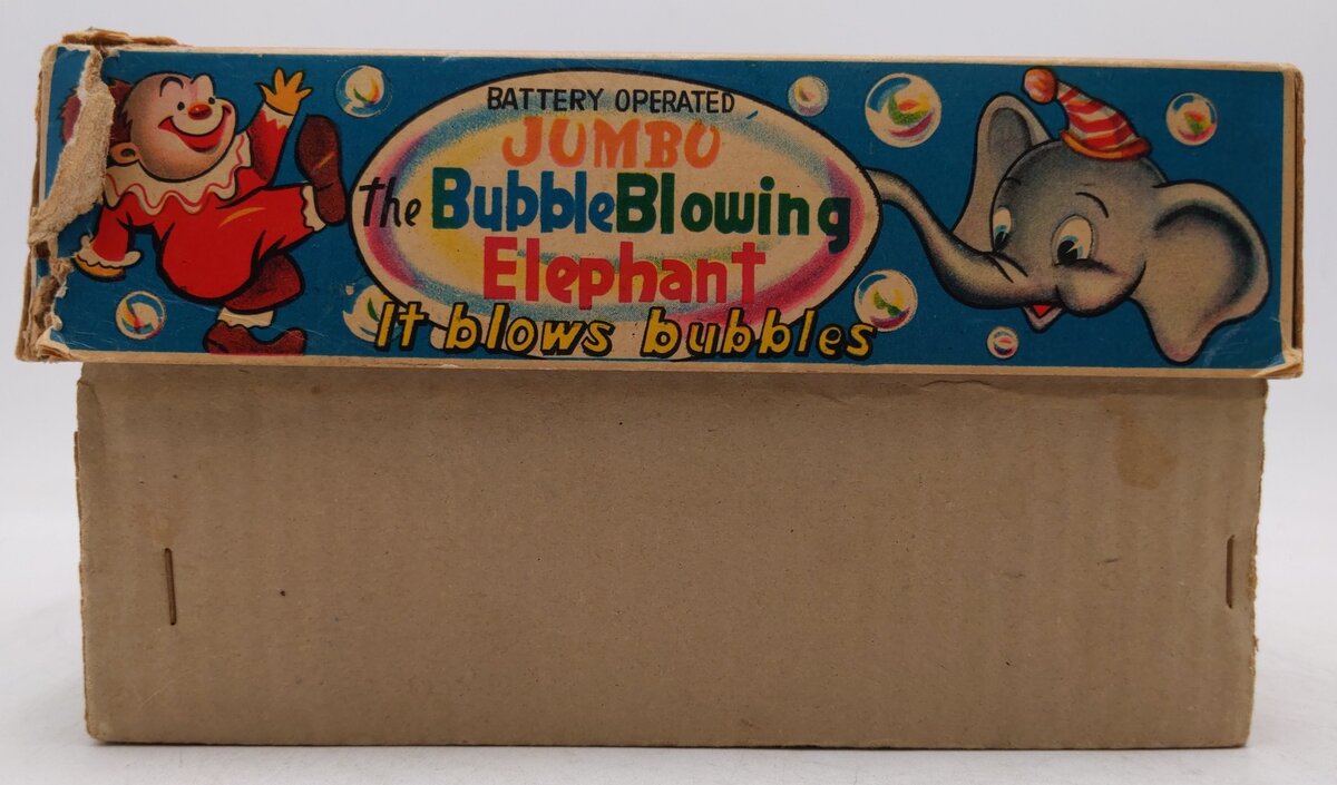E.T. Co VINTAGE Jumbo the Bubble Blowing Elephant/Box