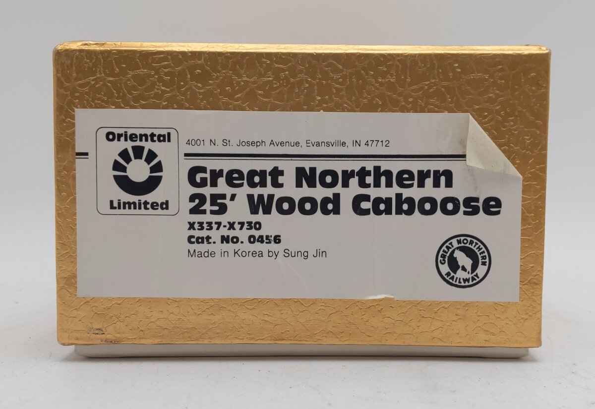 Oriental Limited O Scale Great Northern 25' Wood Caboose/Box