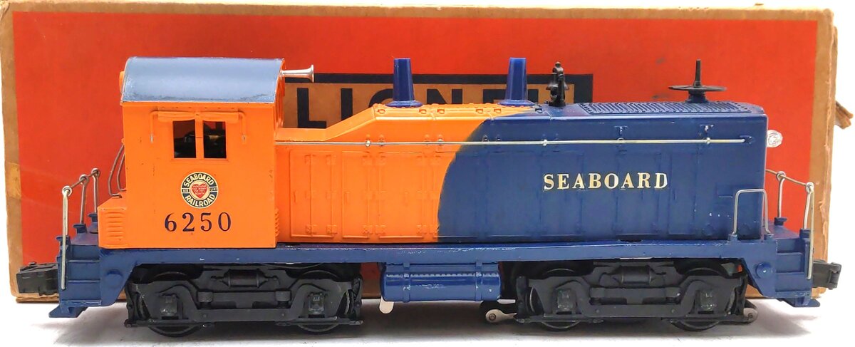 Lionel 6250 Vintage O Seaboard NW-2 Powered Diesel Locomotive VG/Box