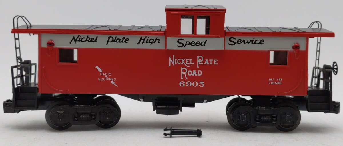 Lionel 6-6905 O Gauge Nickel Plate Road Illuminated Extended Vision Caboose EX/Box