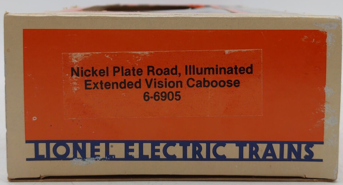 Lionel 6-6905 O Gauge Nickel Plate Road Illuminated Extended Vision Caboose EX/Box