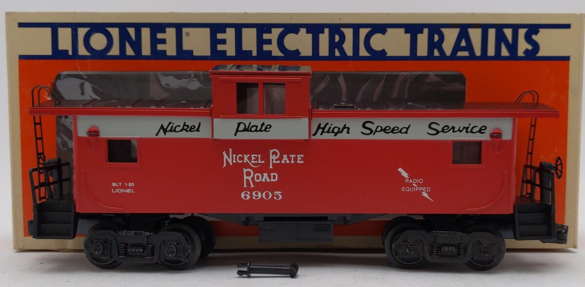 Lionel 6-6905 O Gauge Nickel Plate Road Illuminated Extended Vision Caboose EX/Box