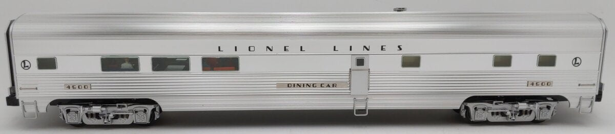 Lionel 2527210 O Lionel Lines 18'' Aluminum SS Diner Car #4500 LN/Box