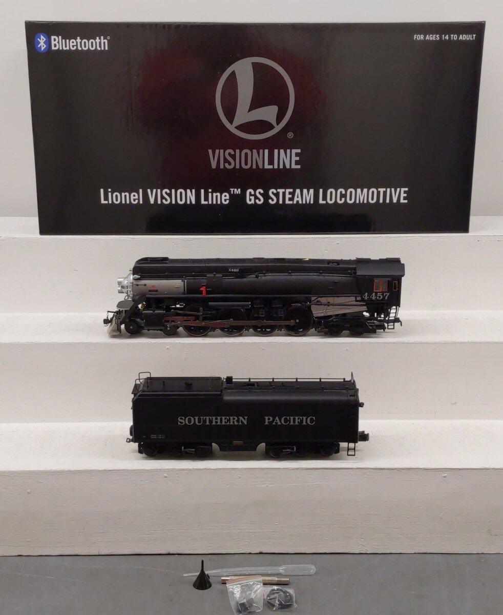 Lionel 2022131 O Gauge SP Vision GS-4 4-8-4 Steam Locomotive w/Tender #4457 EX/Box