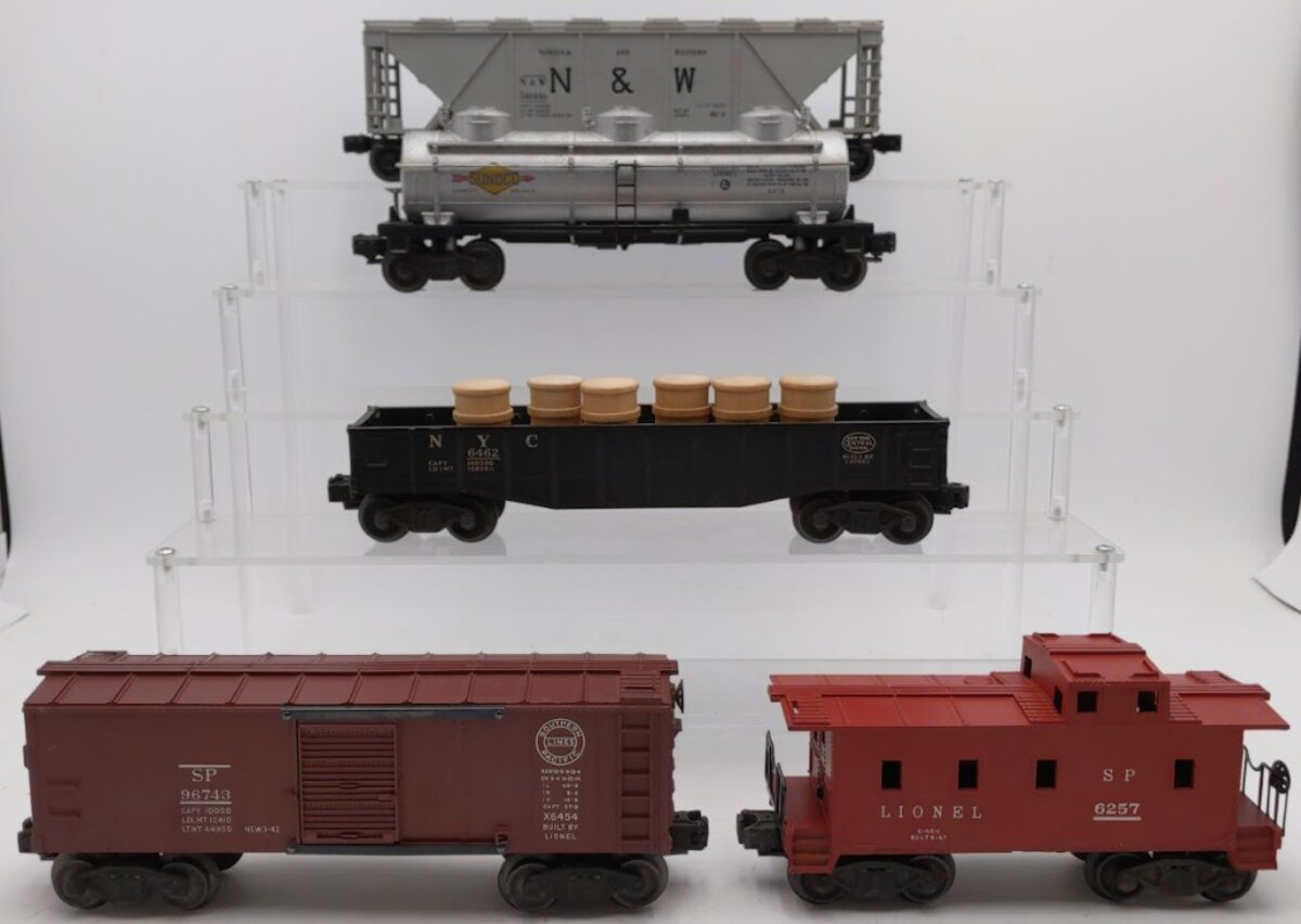 Lionel 6454, 6462-75, 6415, 6446 & 6257 O Gauge Vintage Freight Cars [5]/Box