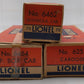 Lionel 6454, 6462-75, 6415, 6446 & 6257 O Gauge Vintage Freight Cars [5]/Box
