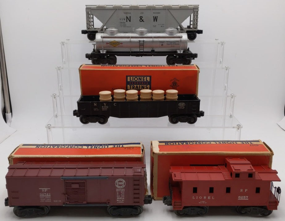 Lionel 6454, 6462-75, 6415, 6446 & 6257 O Gauge Vintage Freight Cars [5]/Box