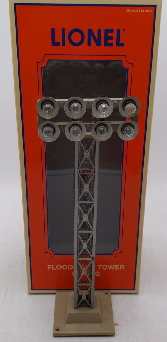 Lionel 195 Vintage O Postwar 8-Light Floodlight Tower EX