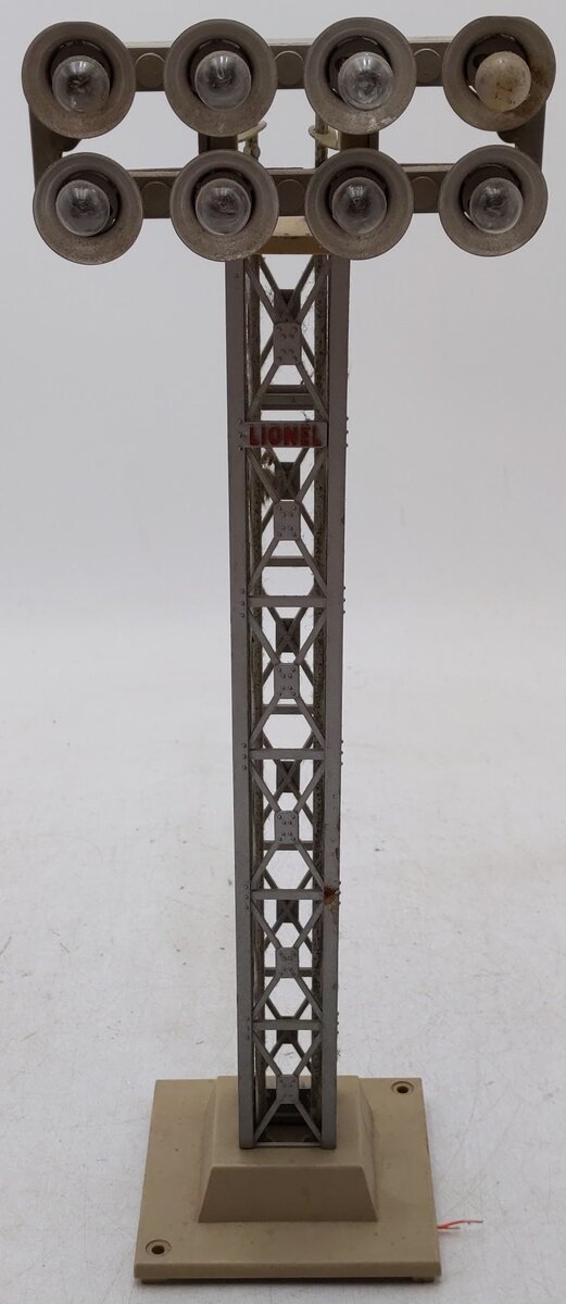 Lionel 195 Vintage O Postwar 8-Light Floodlight Tower EX