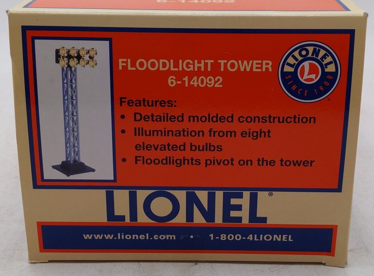 Lionel 195 Vintage O Postwar 8-Light Floodlight Tower EX