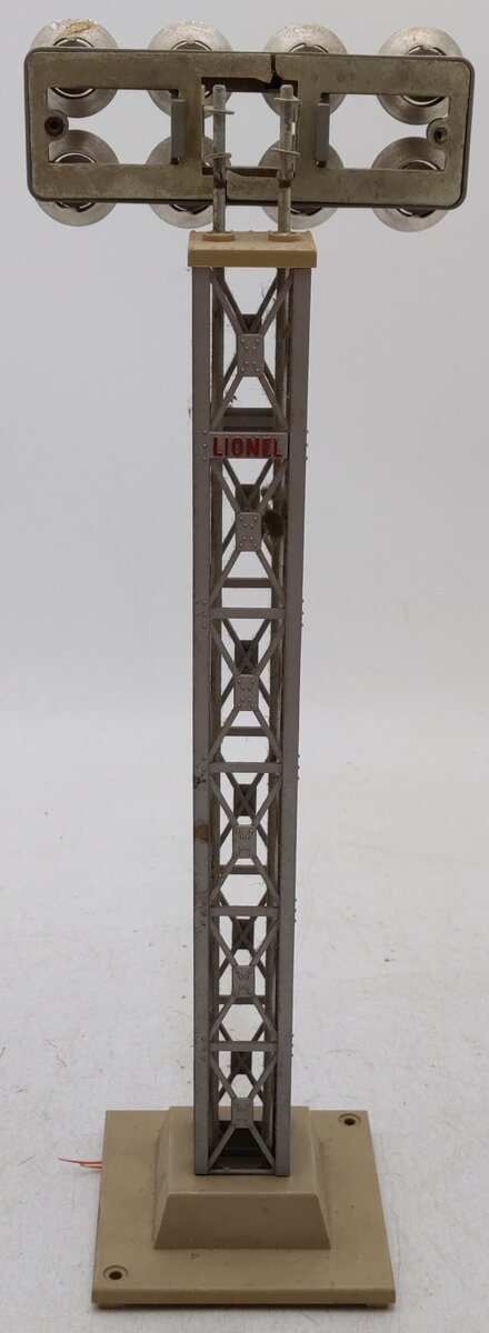 Lionel 195 Vintage O Postwar 8-Light Floodlight Tower EX
